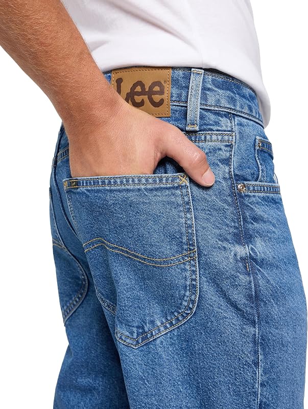 - Jeans Uomo - vestibilità Dritta Regular - West - Blue Beam
