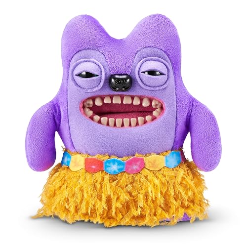 Fuggler Vacay Vibes by ZURU, Funny Ugly Monster, Plush, Collectible, Toy (Greedy Grinner - purple)