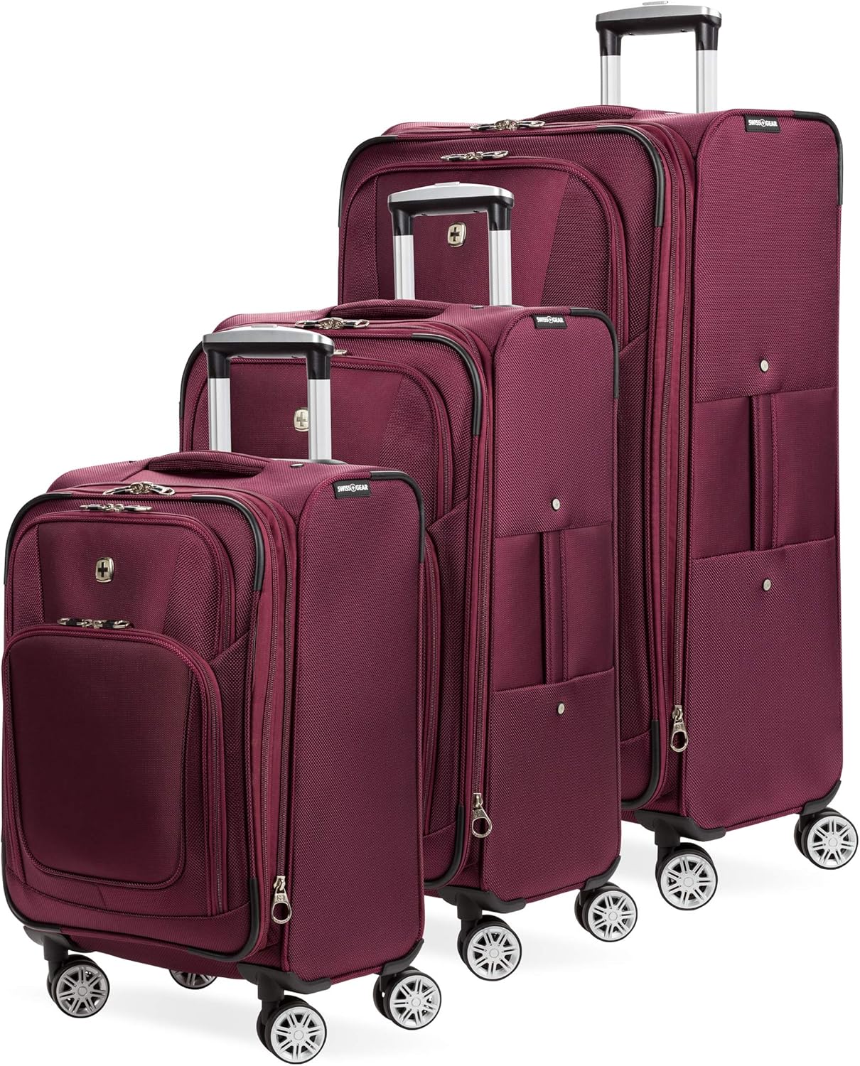 SWISSGEAR 7768 3Piece Expandable Rolling Spinner Luggage