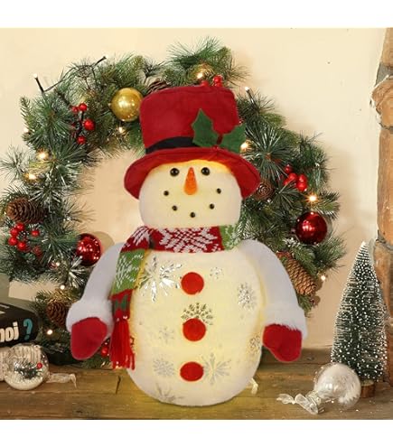 Amazon.com: FlashingBlinkyLights Color Changing LED Snowman