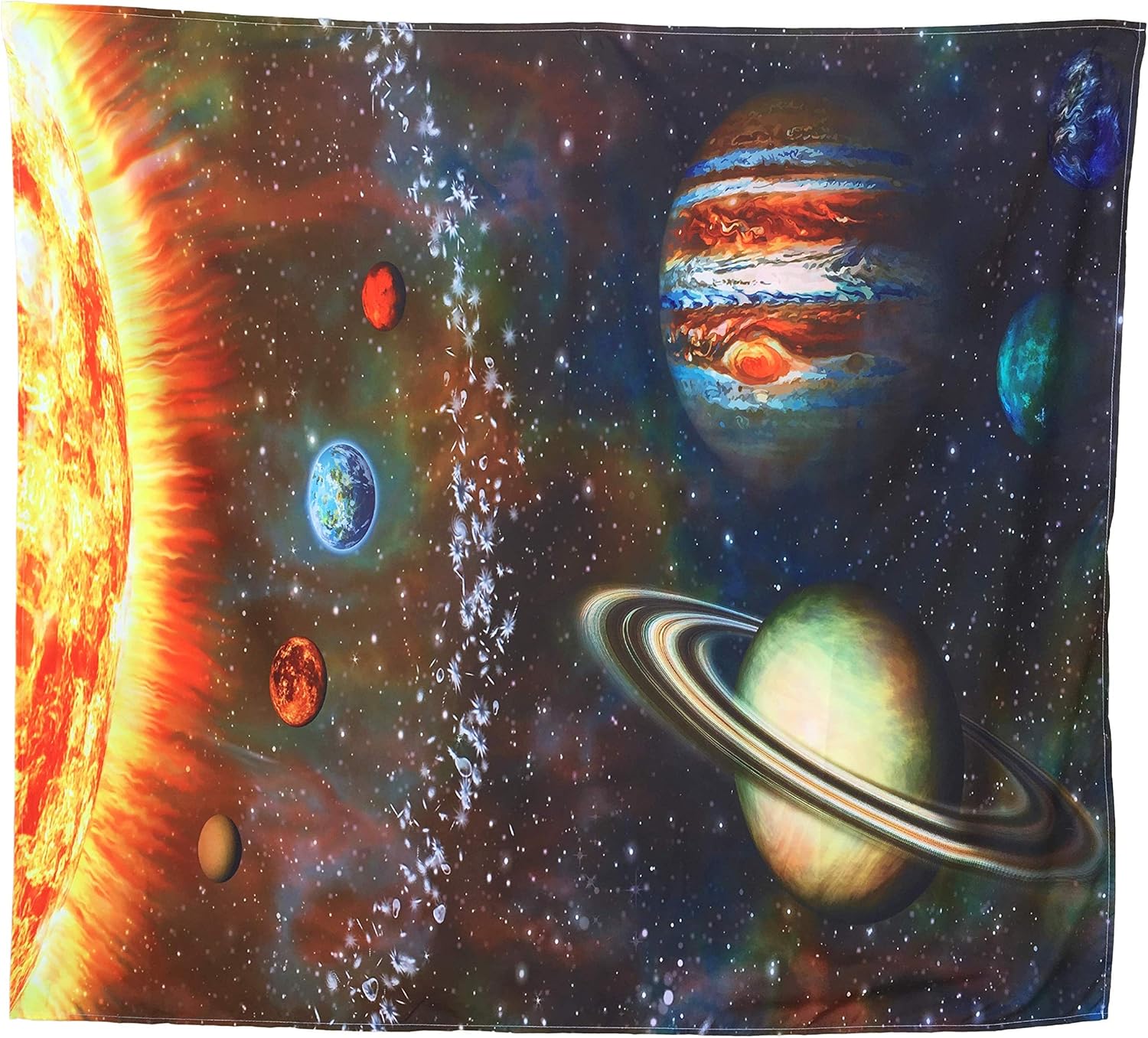 Planet Tapestry Sun Planets Bedroom Decoration Hanging Wall Decor Outer Space Dorm Decor Galaxy Tapestry Space Decor Wall Art Tapestry Boys Room Decor Dorm Tapestry Wall Hanging Wall Decor