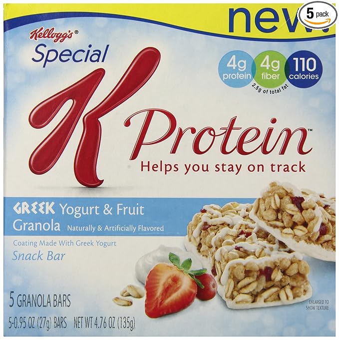 Kellogg's Special K Protein Chewy Granola Bars Greek Yogurt + Fruit 5