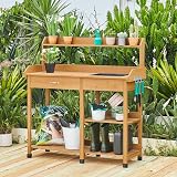 Yaheetech Garden Potting Table Wood Potting Bench with Removable Sink view 9