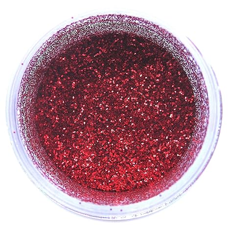 Amazon Com Christmas Red Glitter Dust 5 Gram Container Red