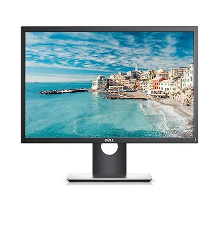 DELL P2217 55,9 cm (22 Zoll) Monitor (VGA, HDMI, DisplayPort, 5ms Rekationszeit) schwarz
