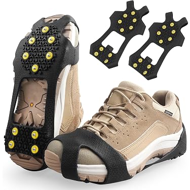 Ninja Ashiko Foot Spikes Set - 2 Pairs, Universal Fit For Hiking