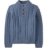 Gymboree Boys and Toddler Mock Neck Cable Knit Sweater
