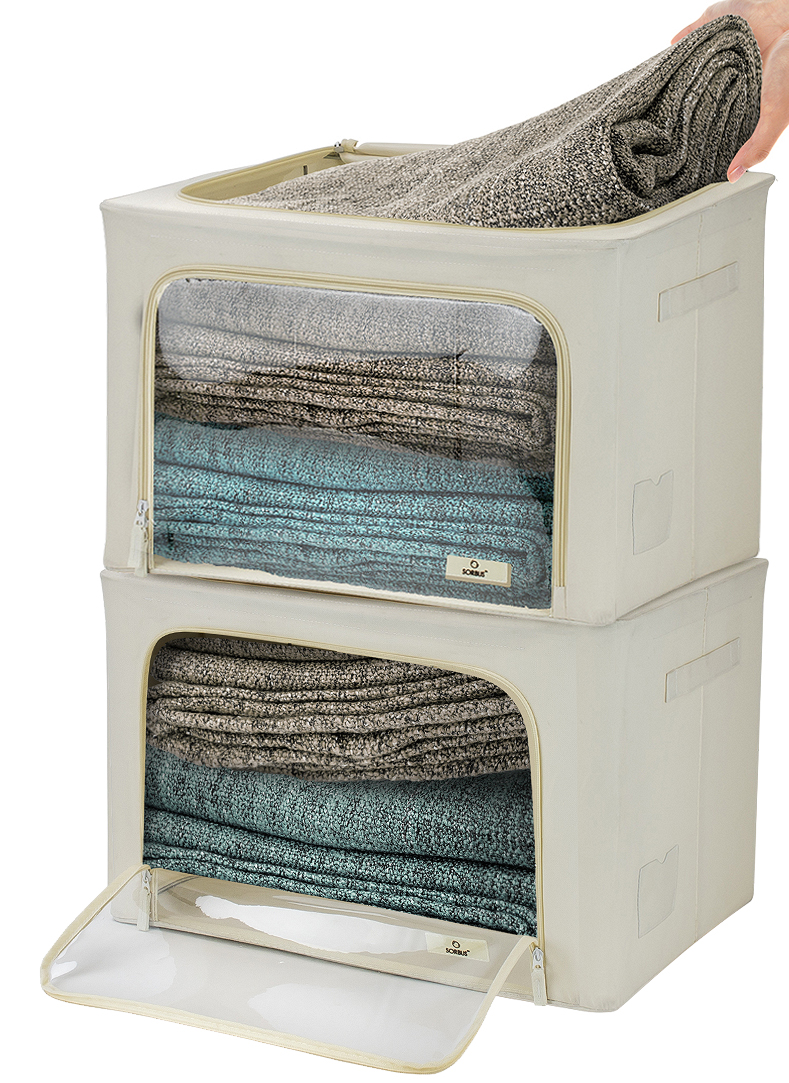 6 Sorbus+Foldable+Stackable+Container+Organizer