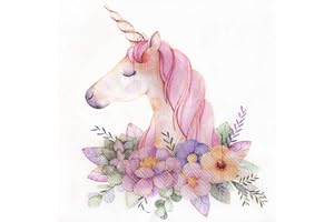 Colored Paper Napkin (Unicorn)