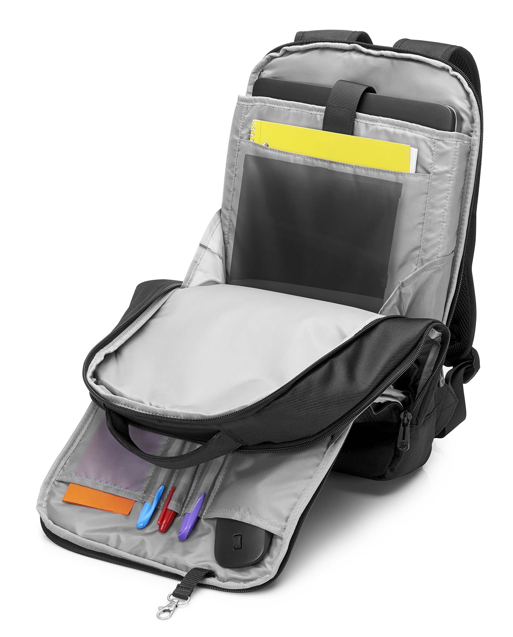 HP Carrying Case (Backpack) for 15.6" Ultrabook Black, Gray F3W16AA