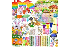Tervorex 216 PCS Kids Easter Party Favors Assorted Toys Bulk, Easter Basket Stuffers Egg Fillers Hunt Game Gifts for Boys Girls Classroom Treasure Box Toys Goodie Bags Pinata Stuffers