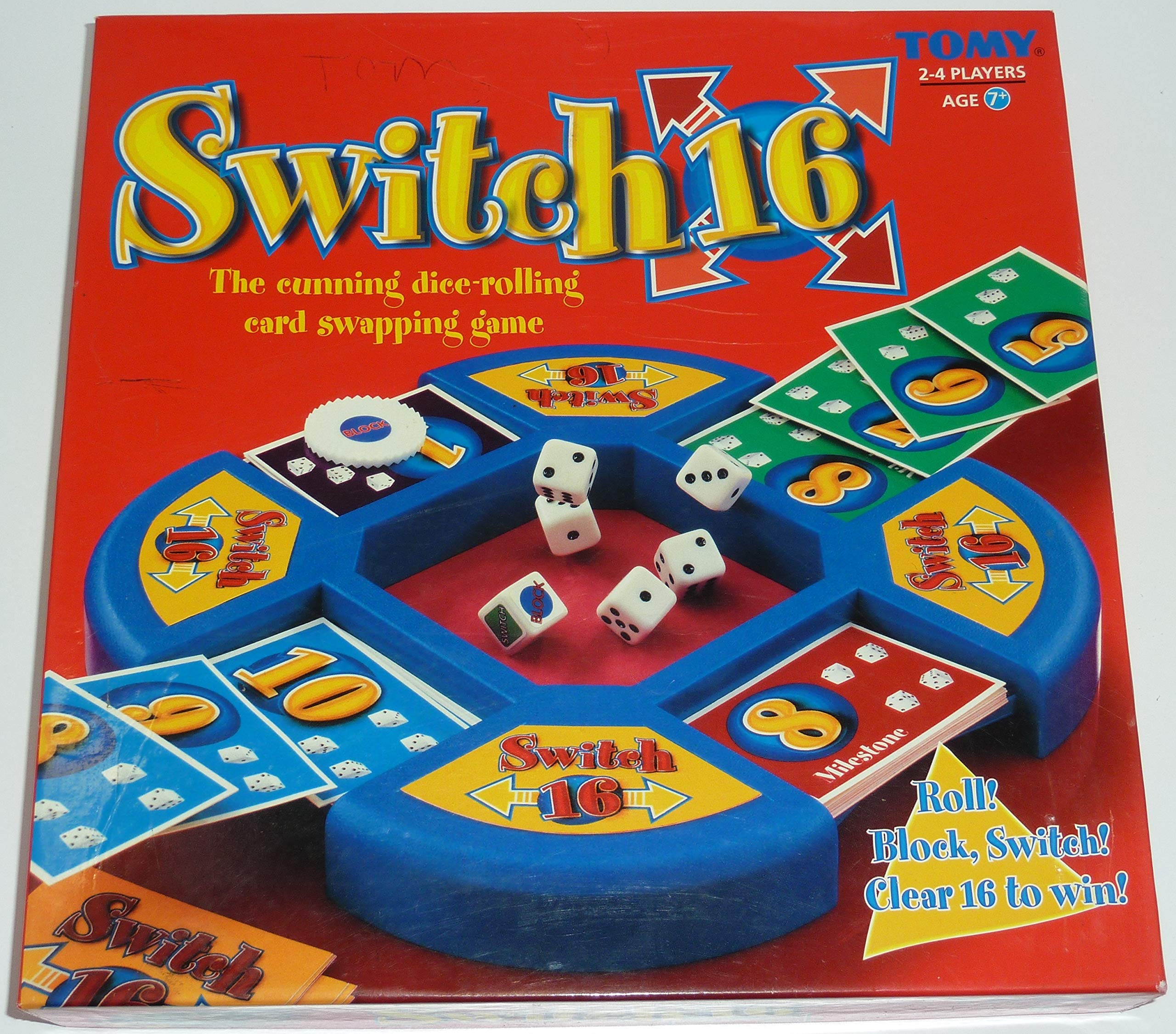 TOMY Switch 16 - Classic Strategy Dice Game for 7+