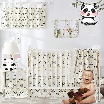black crib nursery