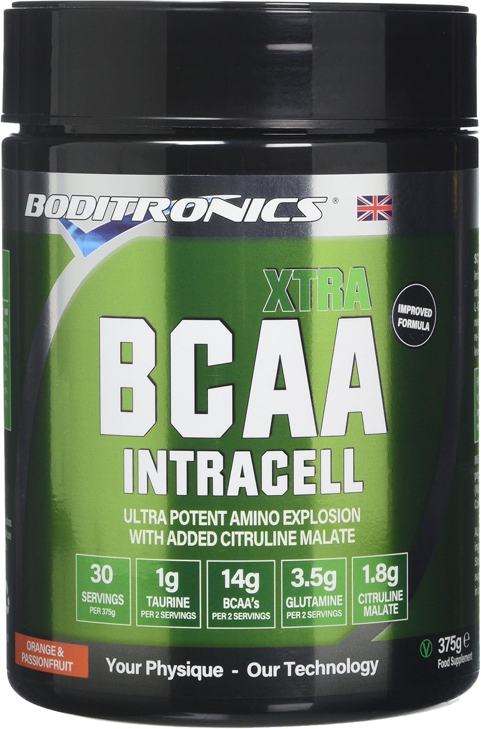 Boditronics BCAA Intracell Xtra Intra Workout, Branched Chain Amino Acid Supplement with Vitamin B6, Immune Booster