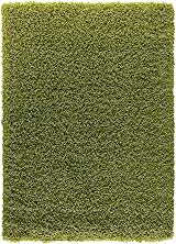 Prime Plus Modern Extra Thick Shaggy Rug Green 60 x 110 cm Large Area Rug view 2