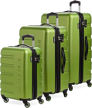 swissgear 7366 expandable 3pc hardside luggage set