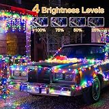 Ollny Fairy Lights Mains Powered 60m 600 LED Multicoloured Outdoor String view 6