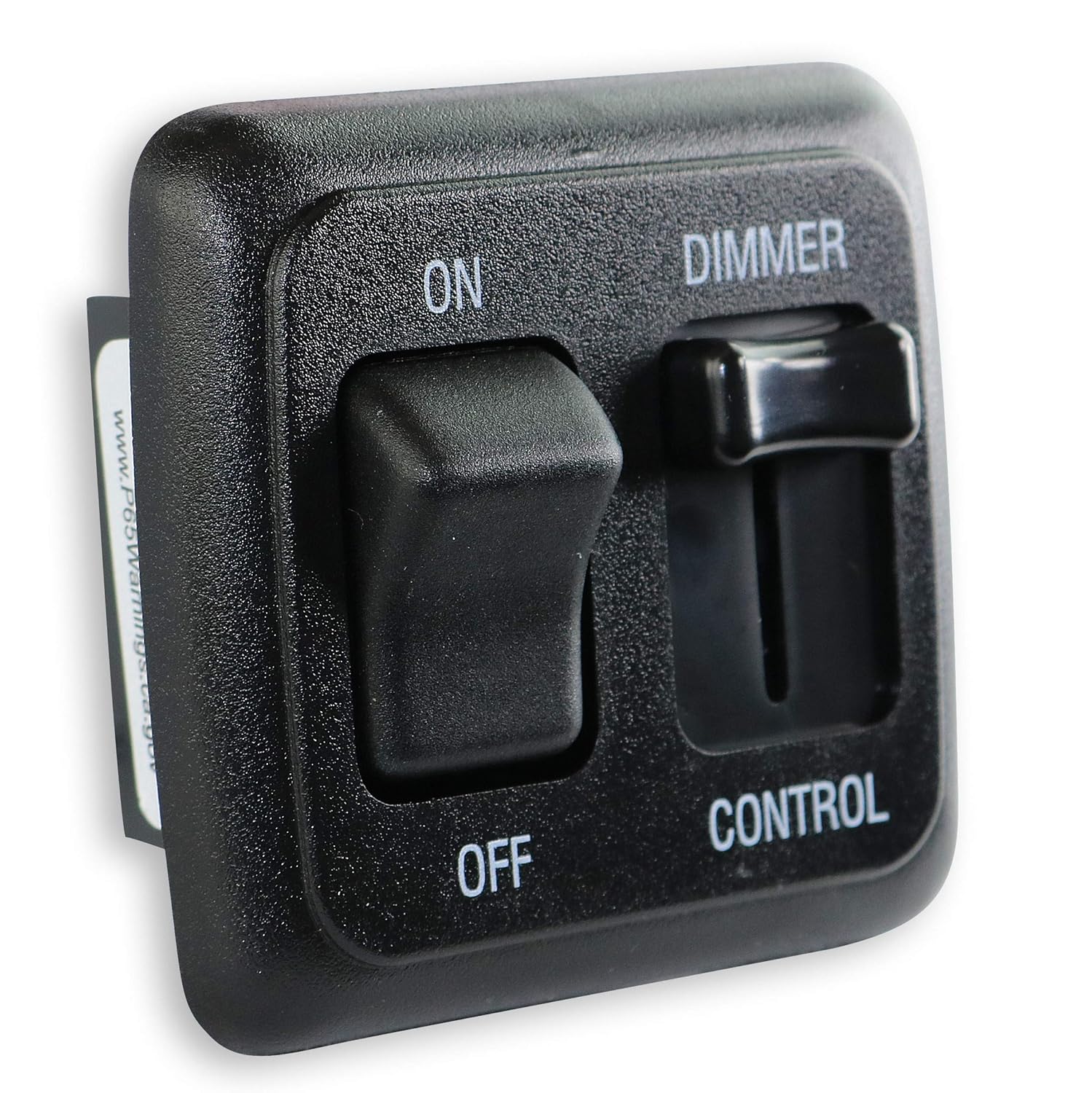 American Technology Components 12 Volt DC Dimmer Switch for LED, Halogen, Incandescent - RV, Auto, Truck, Marine, and Strip Lighting (Large Slider, Black)