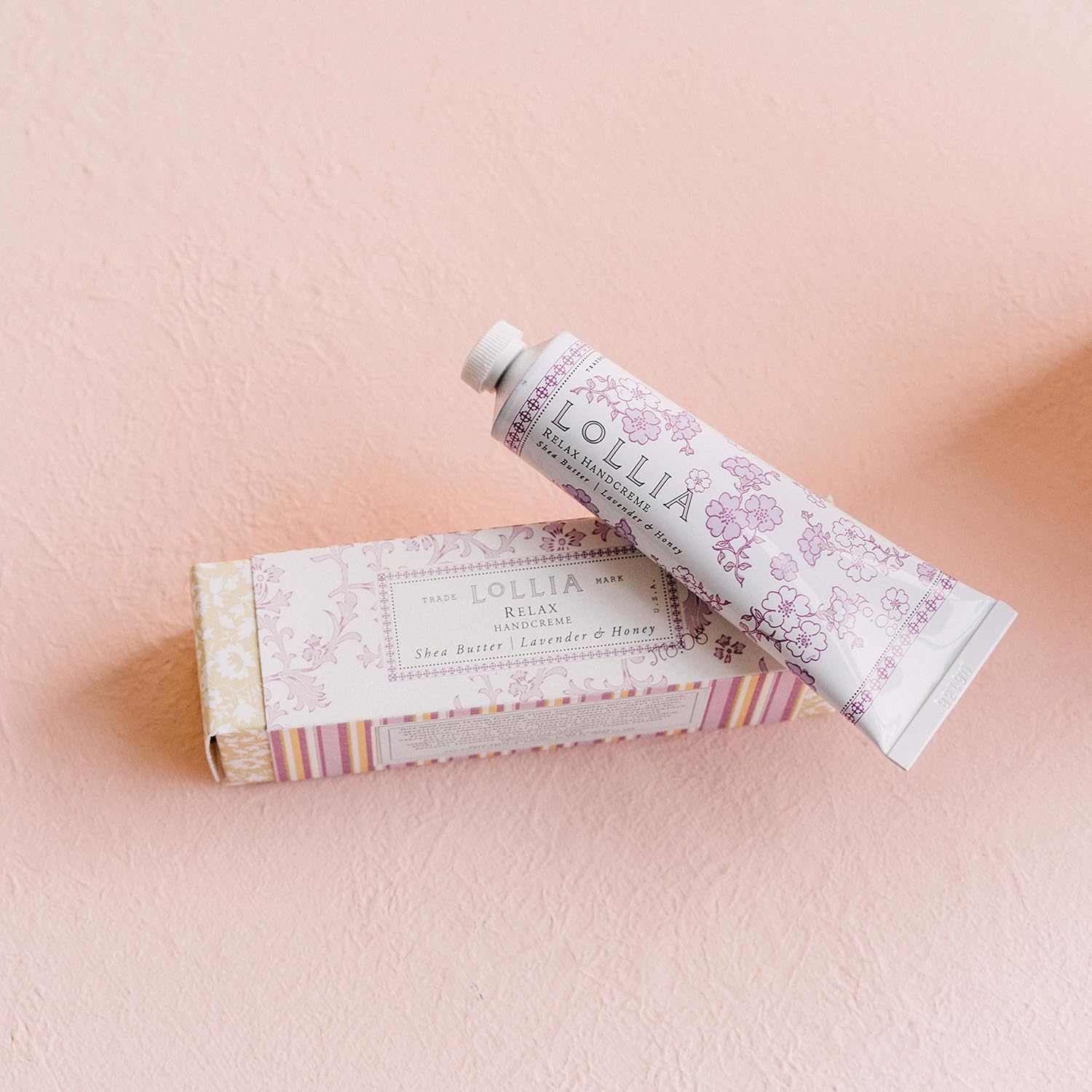LOLLIA Relax Shea Butter, Lavender & Honey Hand Cream, 1.25 oz: Premium Beauty