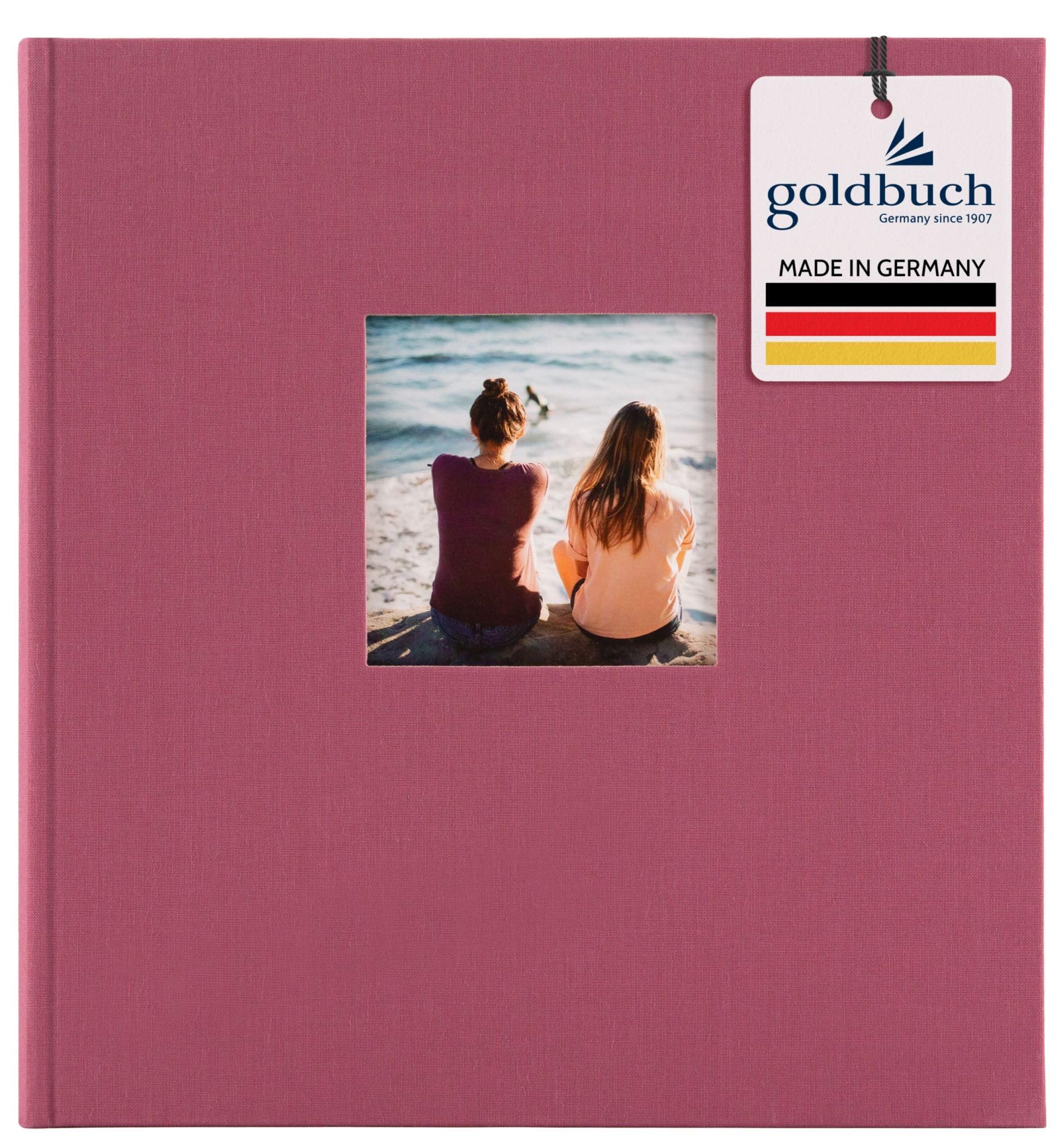 goldbuch Photo Album, Linen, Fuchsia, 30x31 cm