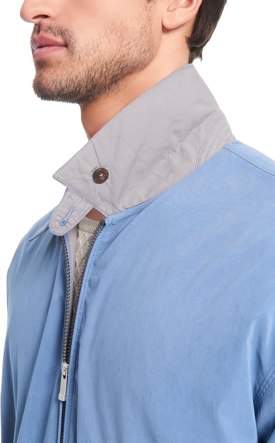Weatherproof Original Mens Golf Jacket (Mens Windbreaker) Classic Mens Light Jacket (Small, Capri Blue) at  Men’s Clothing store