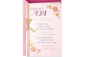 Hallmark Mothers Day Card from Son or Daughter (Thank You, Mom)