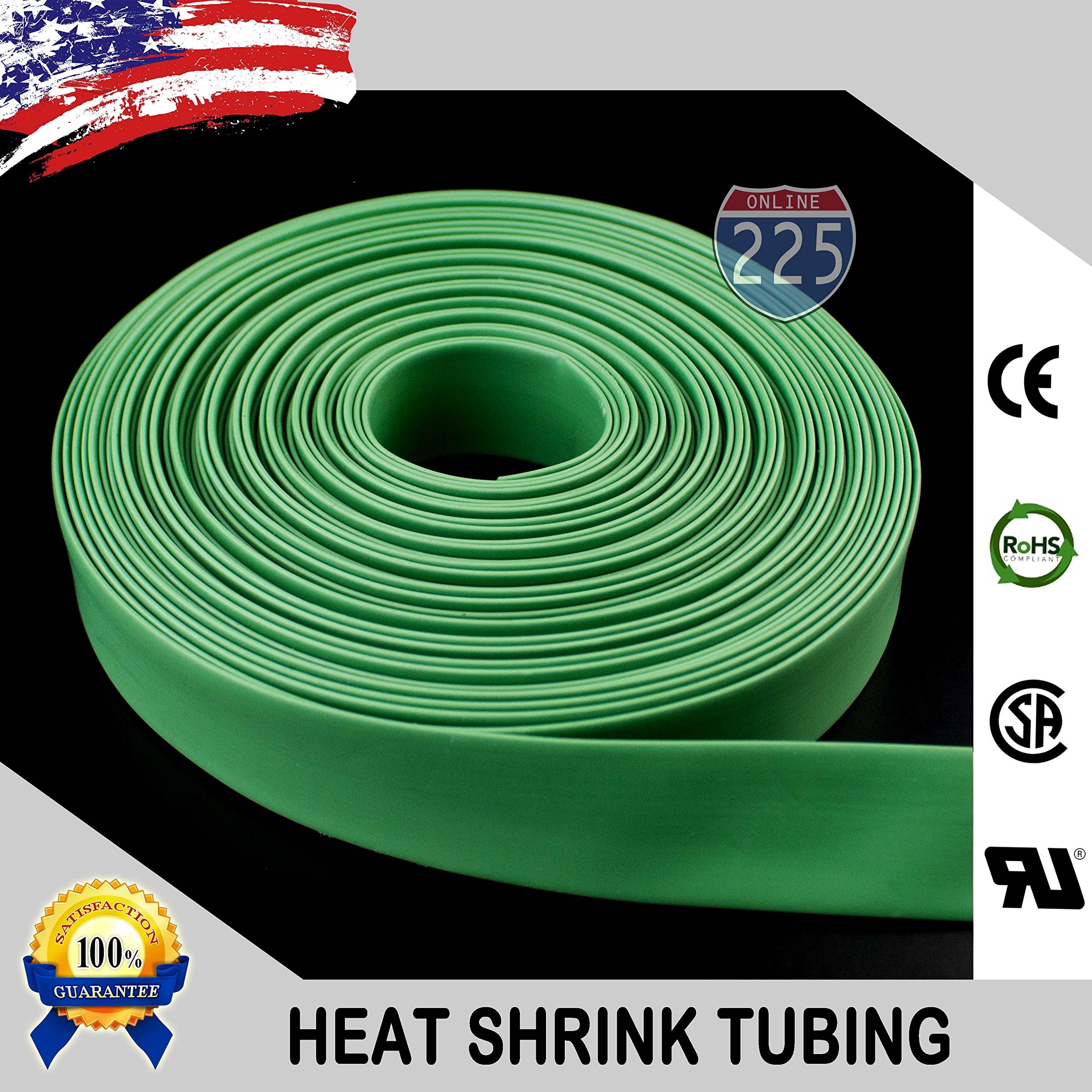 All Sizes & Colors 5-100 FT Polyolefin 2:1 Heat Shrink Tubing LOT