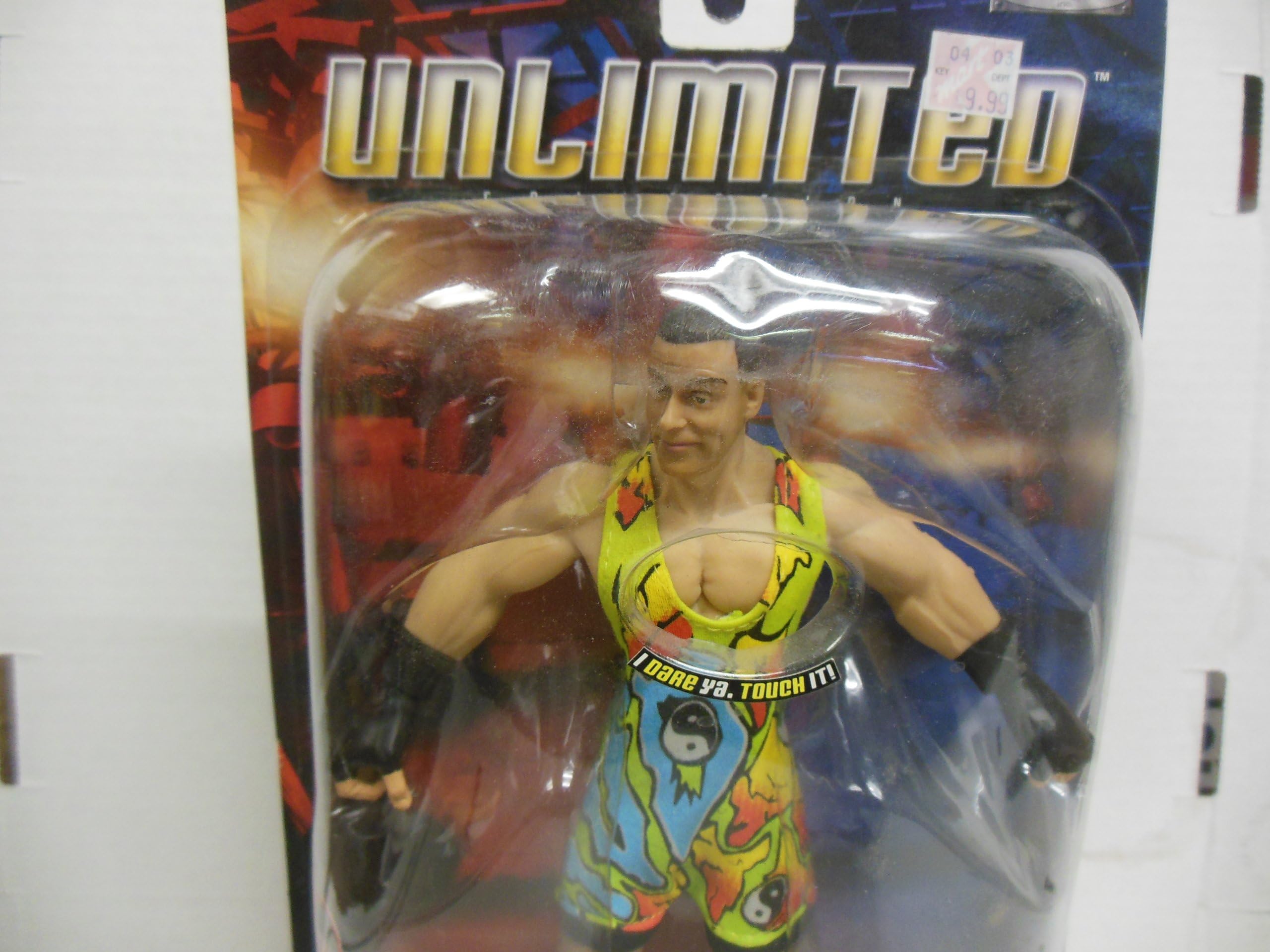 WWE Jakks Pacific Unlimited "Rob Van Dam" "Realistic Feeling Skin" 2002