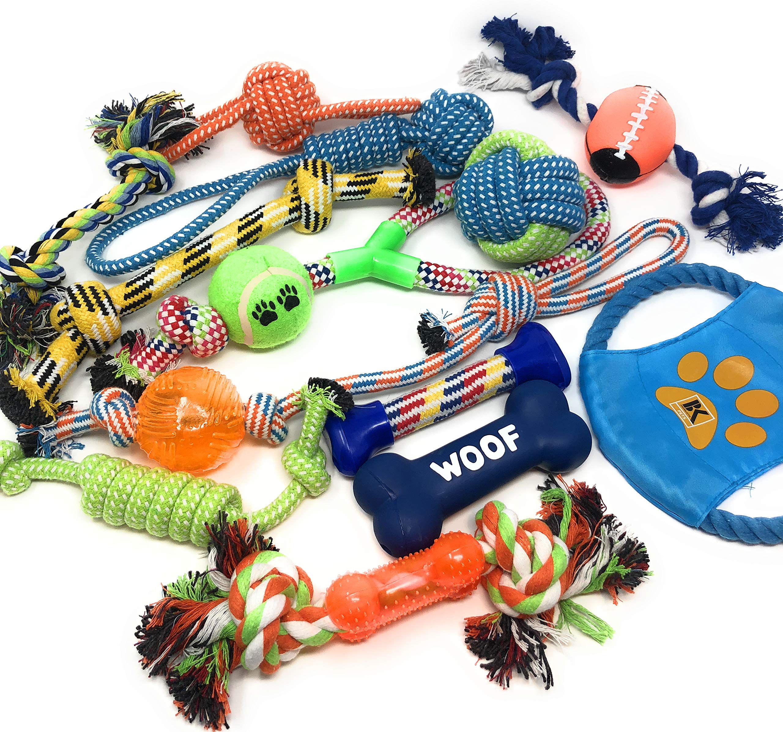 Dog Rope Toys for Small and Medium Dogs Set of 13 Chew and Teething