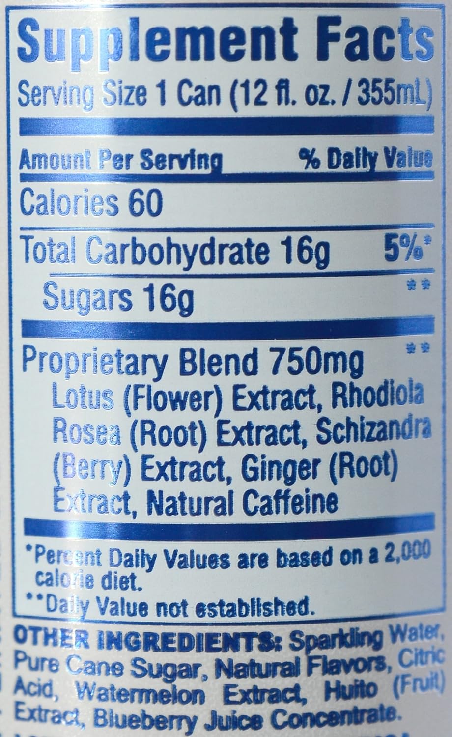 Energy Drink Nutrition Comparison Blog Dandk