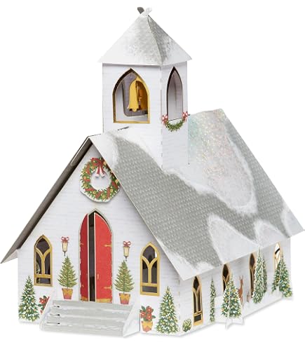 Casa De Pueblo Navideño Con Muñeco De Nieve - Decoración Blanca De Invierno Bethany Lowe