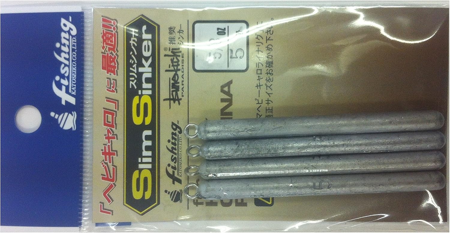 Amazon 加藤精工 スリムシンカーcb 5 8oz 18g ムク 加藤精工 オモリ シンカー