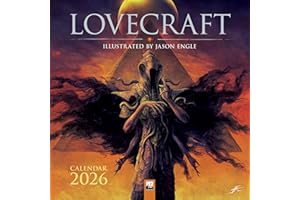 Lovecraft: Illustrated by Jason Engle Wall Calendar 2026 (Art Calendar)