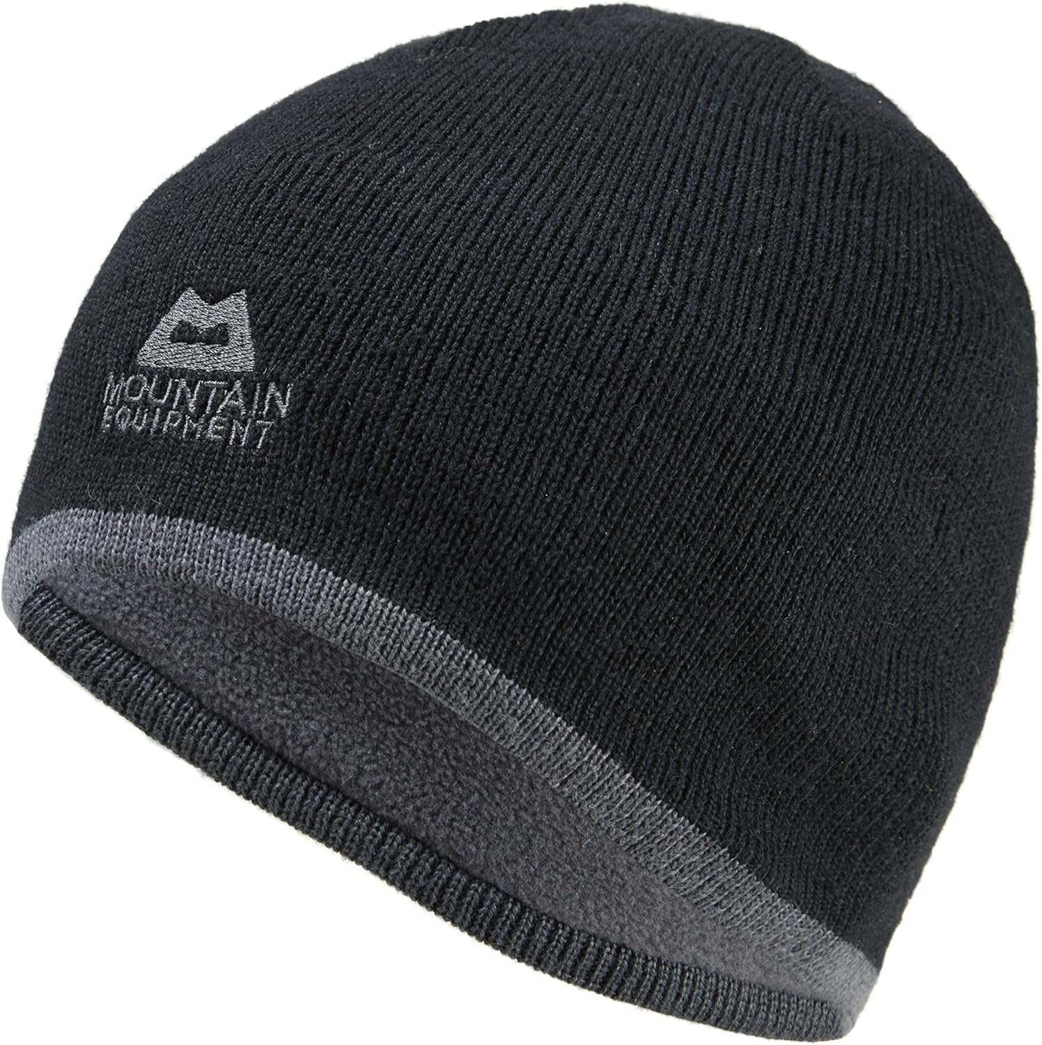 Mountain Equipment Plain Knitted Beanie, Black/Shadow, One size Amazon