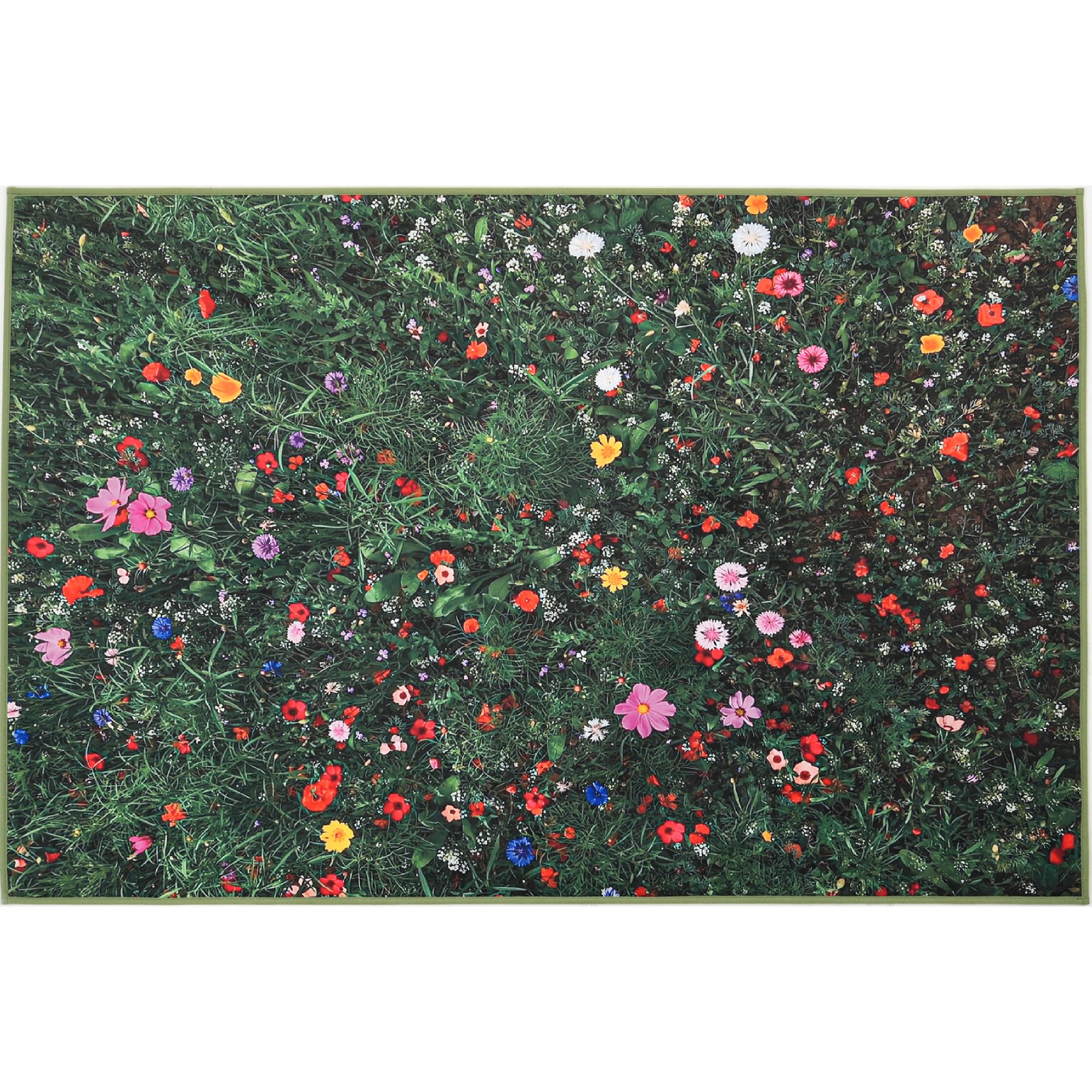 Photo 1 of ***FACTORY SEALED***LaOVi Flower Garden Rug, Microfiber Soft 3x5, Eco-Friendly Ink Printing Realistic Rug, Machine Washable, Anti Slip, Waterproof Rug, Easy Clean Rug, Decor Throw Rugs for Bedroom, Kidsroom, Livingroom