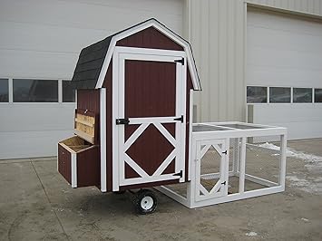 Amazoncom Little Cottage Company Gambrel Barn Run Coop 6x8 Diy