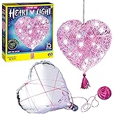 Creativity for Kids String Art Heart Light Kit | Create a Glowing Heart Lantern with Easy String Art | Relaxing DIY Craft & Mindful Activity for Kids and Tweens Everywhere (Ages 8+)