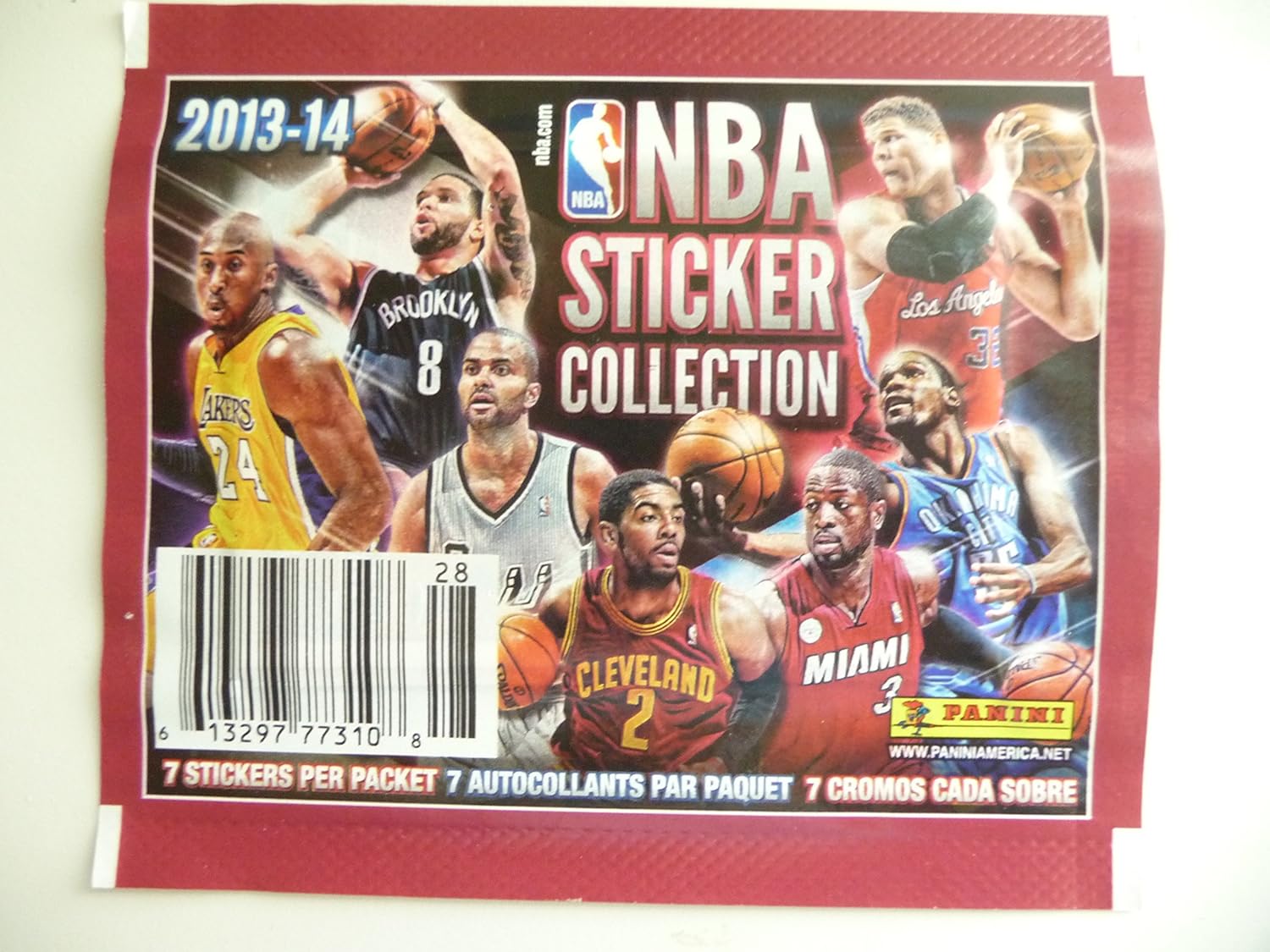 Panini 201314 NBA Sticker Collection Packet w/ 7