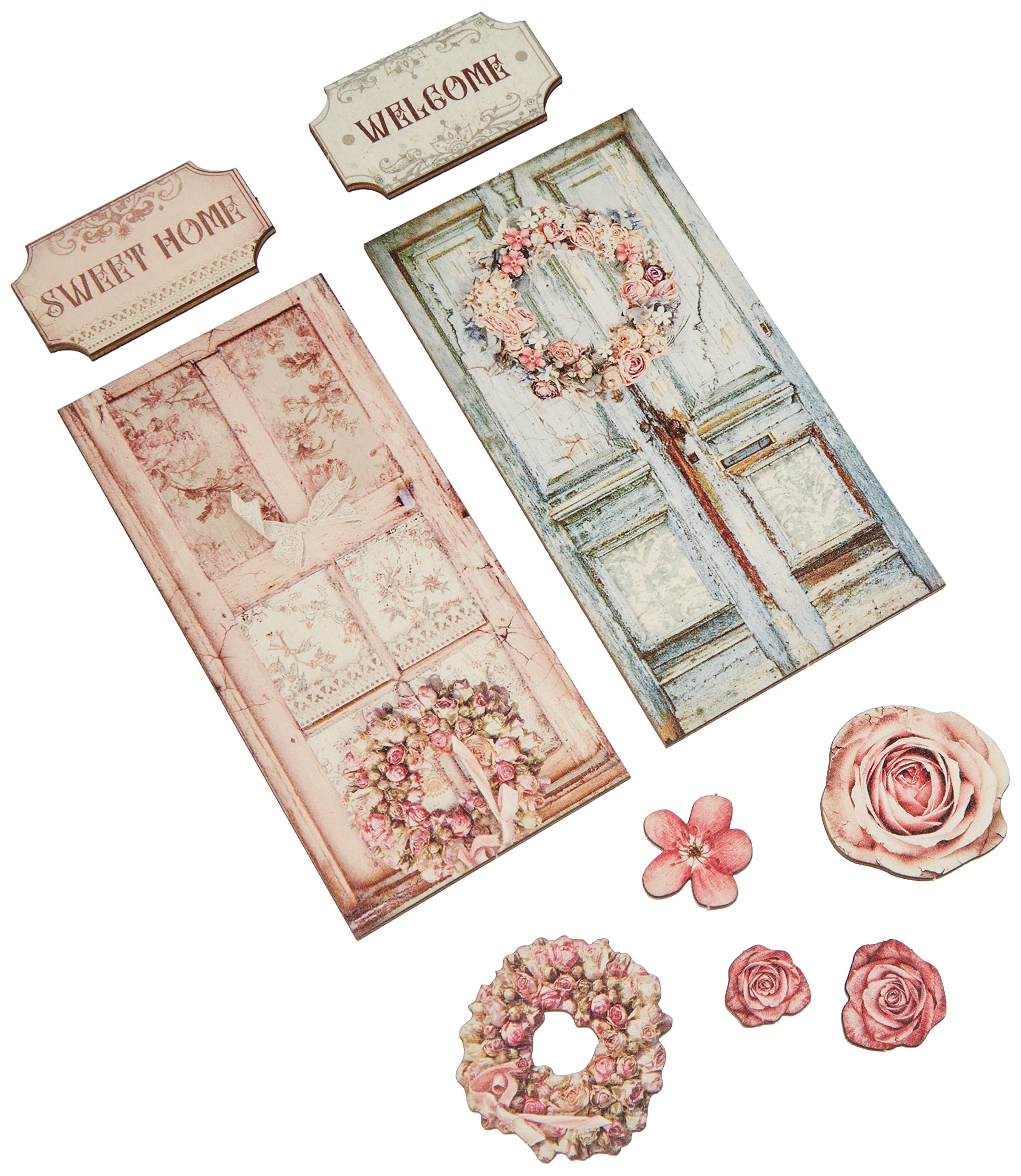 Stamperia Coloured Shape – Passion Home, Pastel Tones, A5