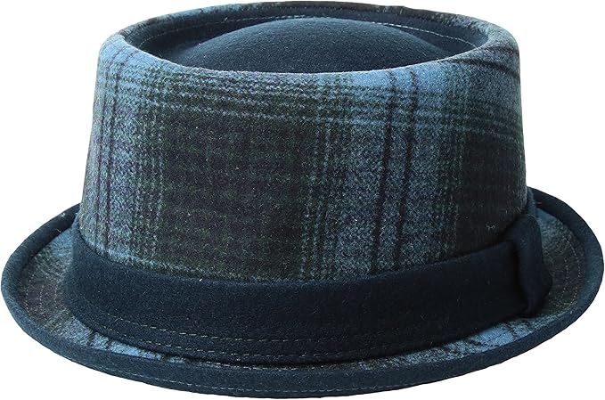 plaid pork pie hat