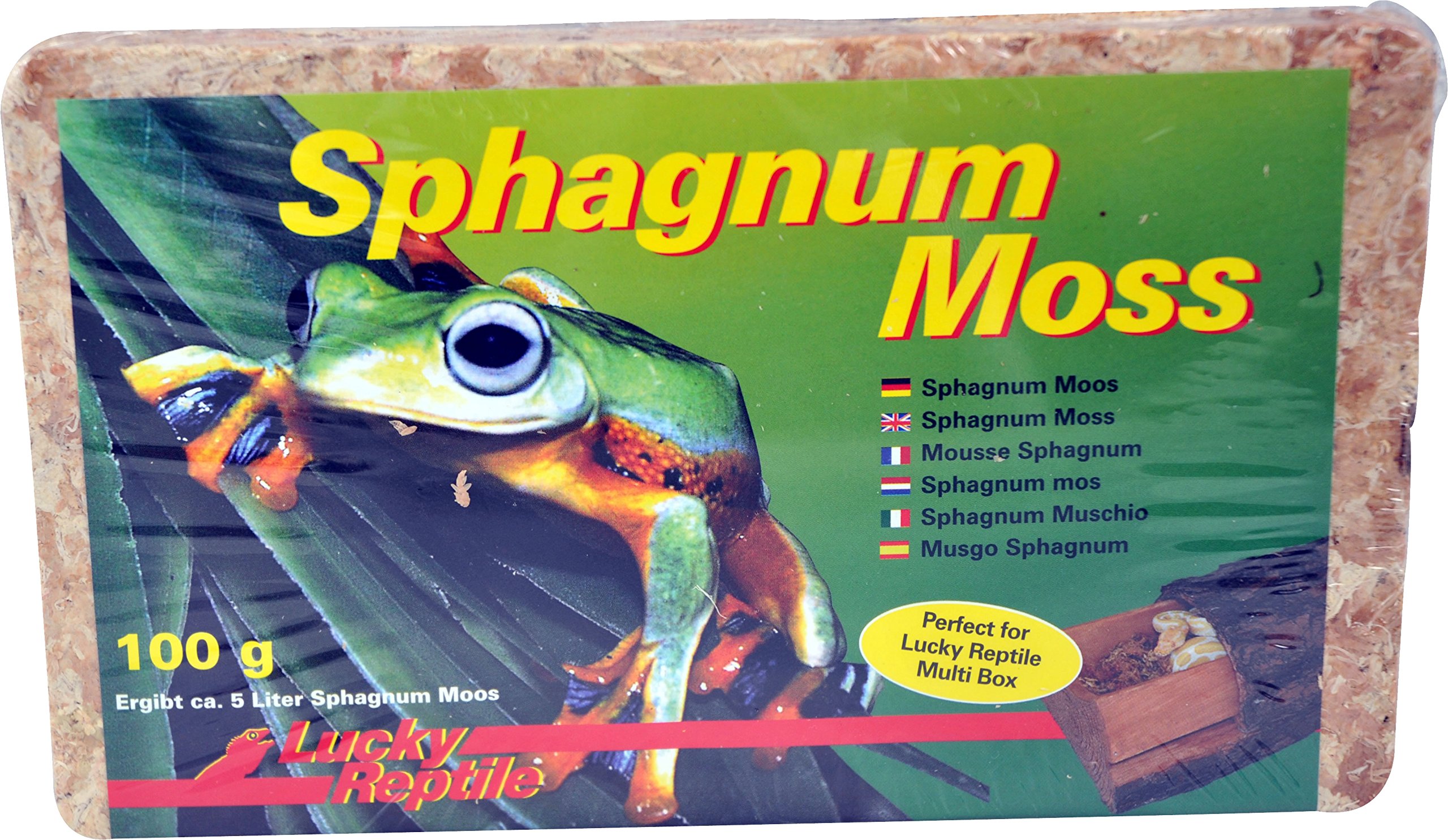 Lucky Reptile SM-100 Spaghnum Moss Brick, 100 g