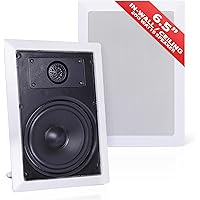 Pyle In Ceiling Speakers, In Wall Mount Flush - 2 Way Stereo Sound Speaker, Dual Professional Audio Speakers System, 6.5" Mid