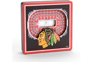 YouTheFan NHL Chicago Blackhawks 3D StadiumView Magnets - United Center