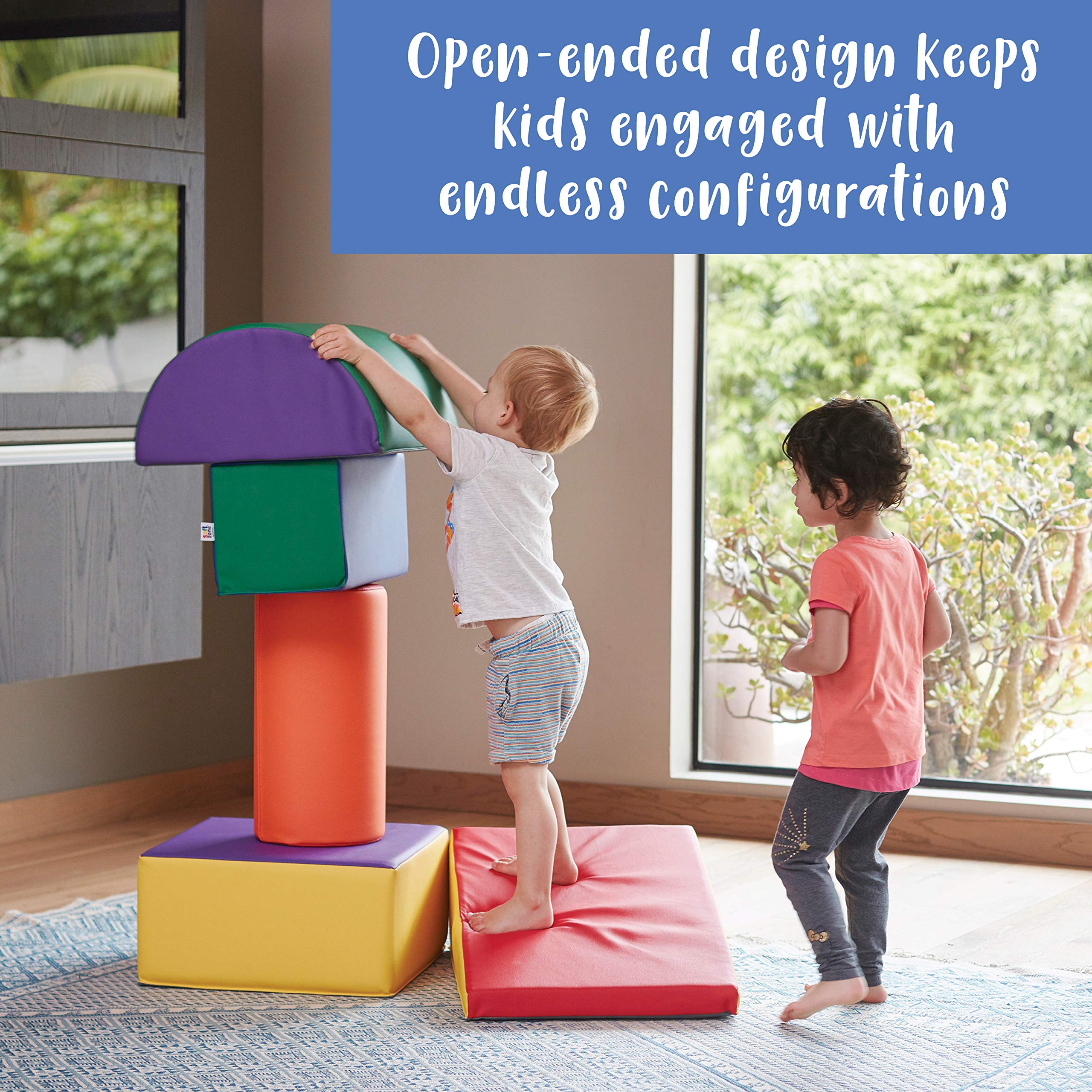 Galleon ECR4Kids SoftZone Climb And Crawl Activity Play Set