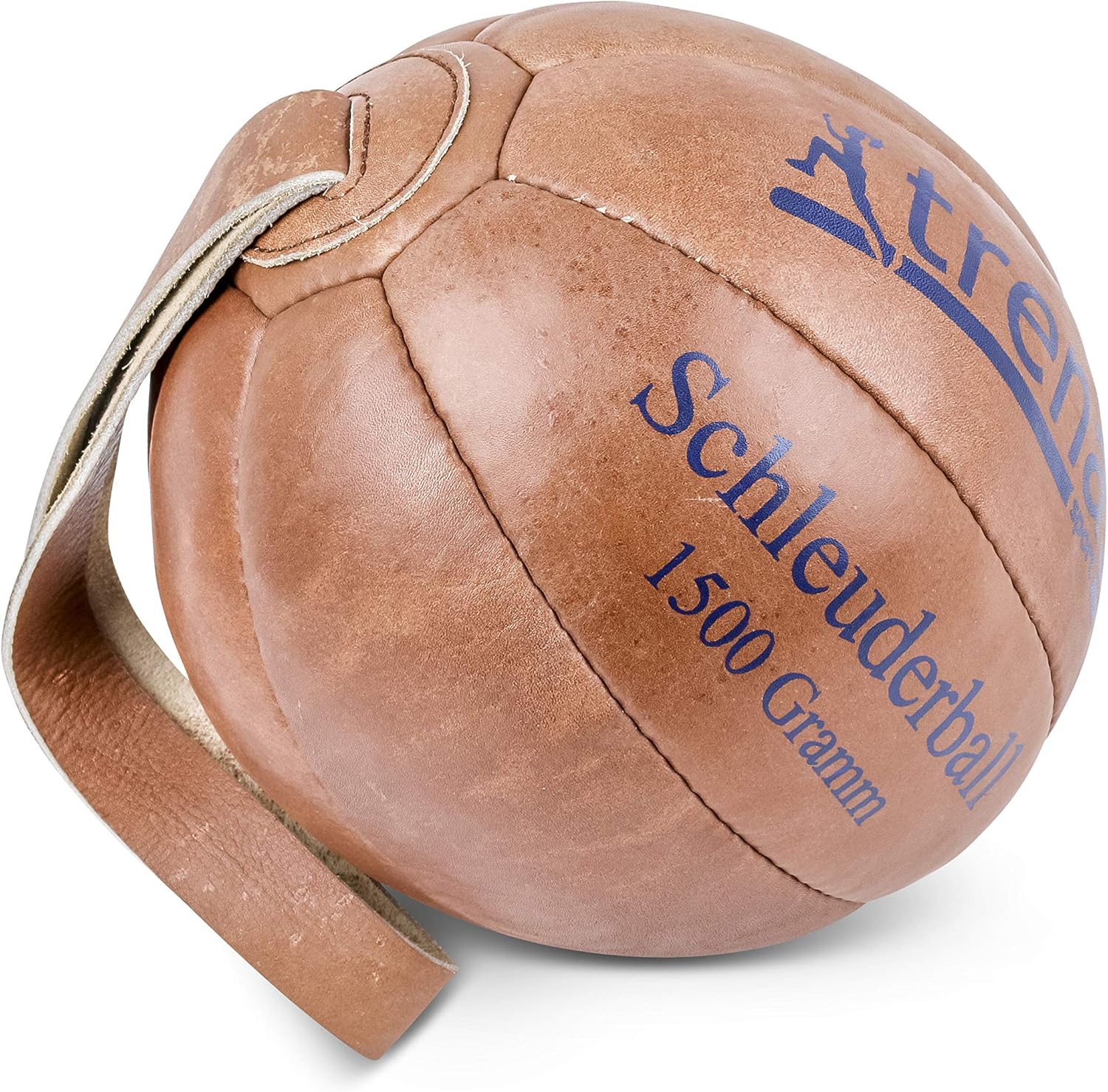 trenas Original Genuine Leather Strap Ball - Schleuderball