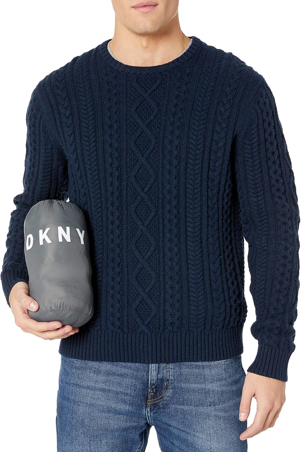 DKNY Men's Water Resistant Ultra Loft Quilted Packable Puffer Jacket at  Men’s Clothing store