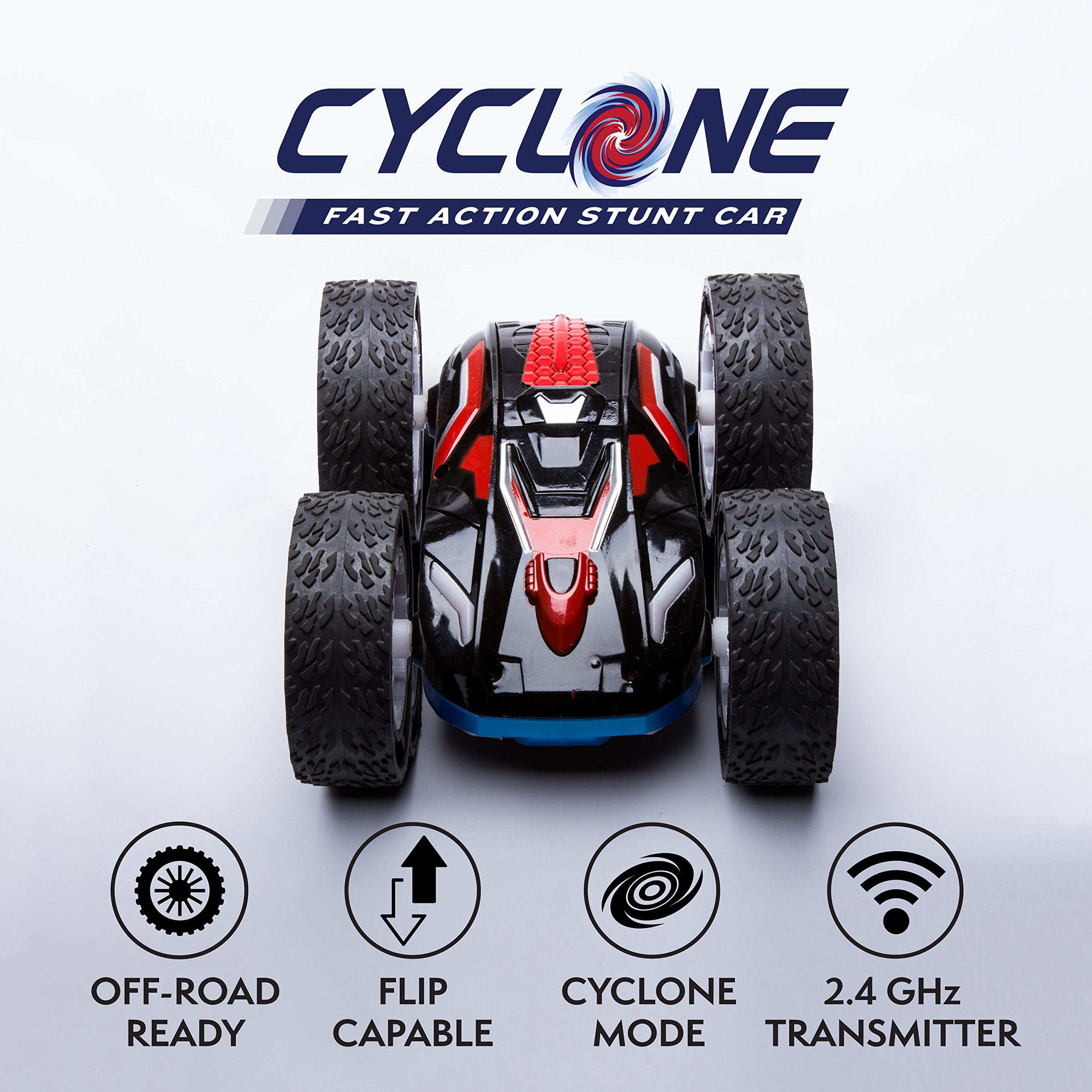 USA Toyz RC Cars for Kids “Cyclone” Stunt Remote Control Car w/ Off