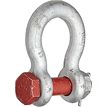 5/16 Inch Crosby G-210 Load Rated Screw Pin Anchor Shackles | Wesco