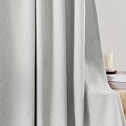 Joydeco Light Filtering Curtains 84 Inch Length for