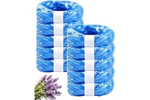 10 Pack Refill Bags Compatible with Diaper Genie, Litter Genie & Litter Locker, Extra 20% Longer Refill Bags for Diaper and C